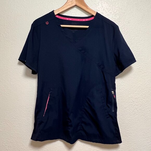 koi Other - Koi Lite Scrub Blue Top Women Size‎ L